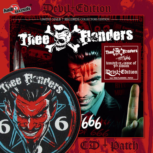 THEE FLANDERS	"spirit of 666 (re-issue)" DEVIL+EDITION - CD Digi-File + Aufnäher